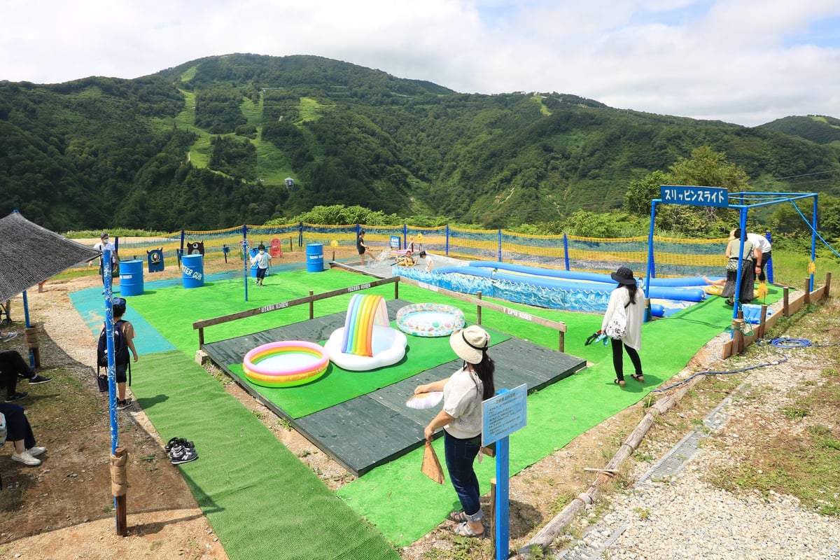 Yuzawa Kogen Panorama Park Offers Free Water Play Area and Summer Fair Activities