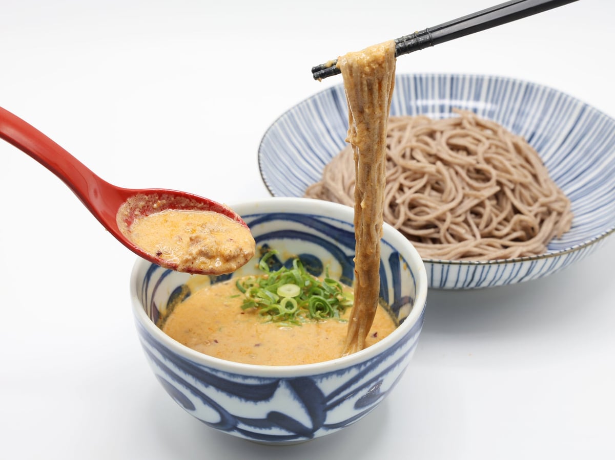 10 Soba Offers ¥500 Ten-Percent Buckwheat Soba and Upgraded Spicy Cold Soy Milk Dipping Noodles in Osaka August 17