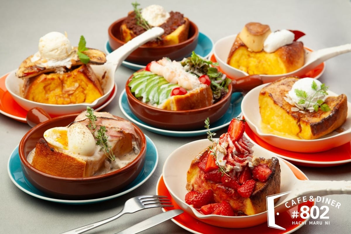 802 CAFE&DINER in Shibuya Serves French Toast from ¥1,480