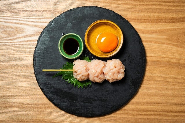 Oita Kandakiji Chicken Nama Tsukune — ¥1,680 (tax included)
