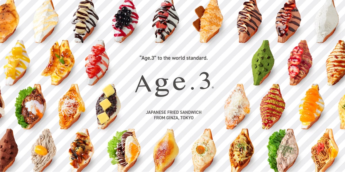Age.3 Returns Popular Purple Sweet Potato Brulee and Seasonal Sandwiches in Tokyo September 1