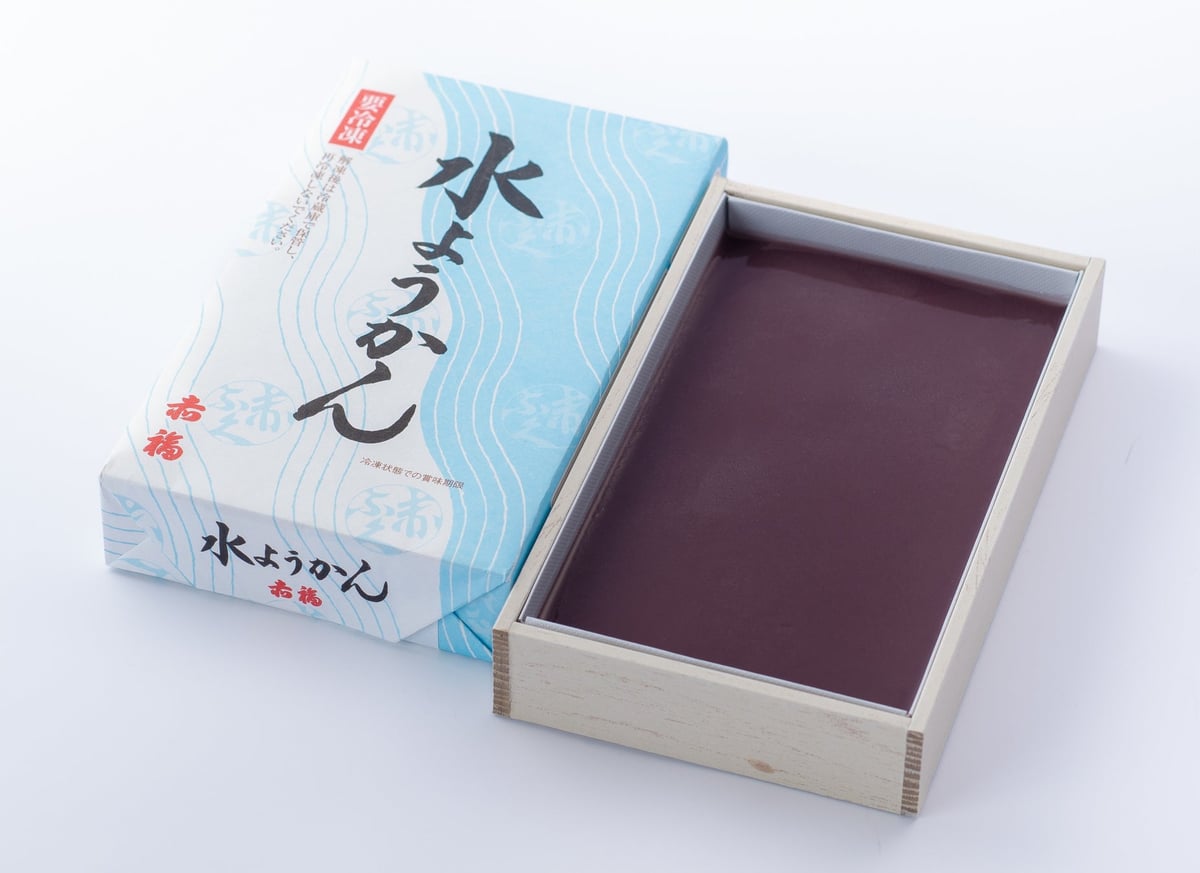 Red Fuku Water Youkan — ¥1,200 (tax included)