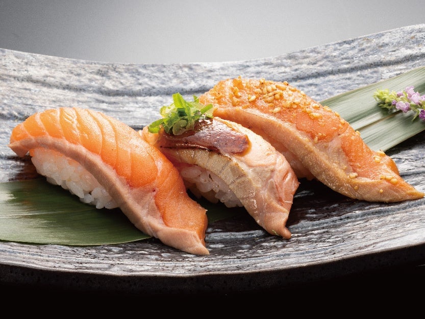 Unfrozen! Assorted Fresh Salmon Tasting — ¥649 (tax included)