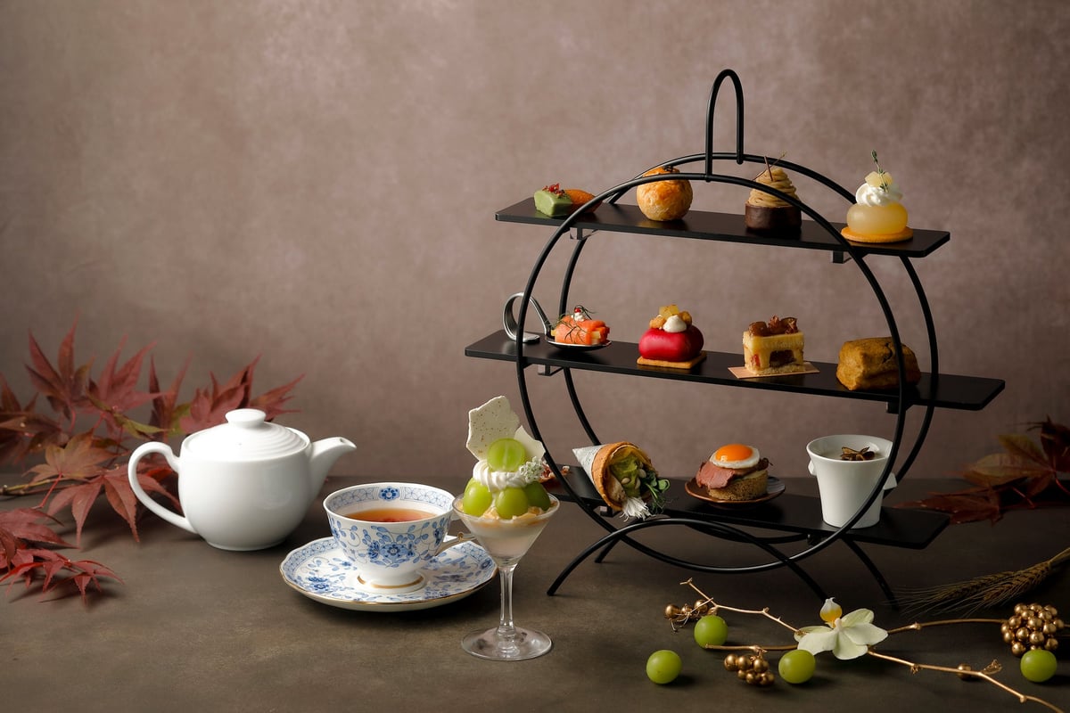 autumn afternoon tea shine muscat shiga biwako marriott 01