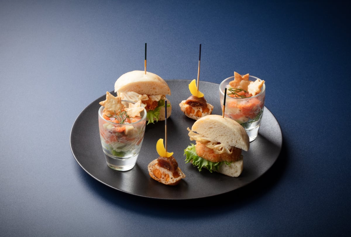 Chef's special savory dishes made with abundant autumn ingredients