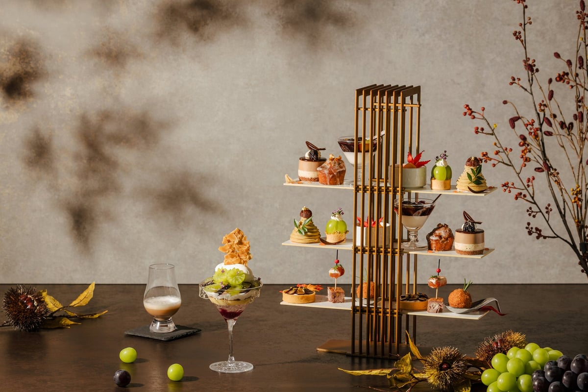 Autumn Harvest Afternoon Tea Featuring Shine Muscat at Tokyo Bay Shiomi Prince Hotel