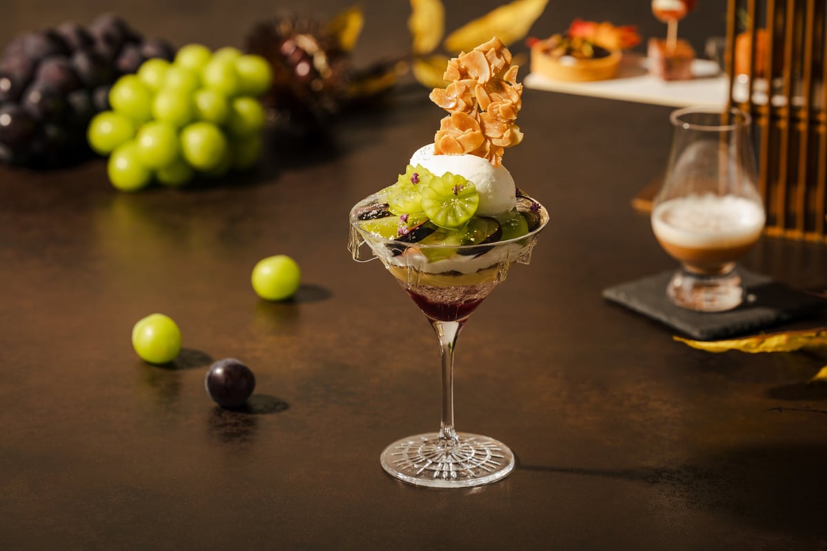 Autumn Harvest Afternoon Tea Featuring Shine Muscat at Tokyo Bay Shiomi Prince Hotel
