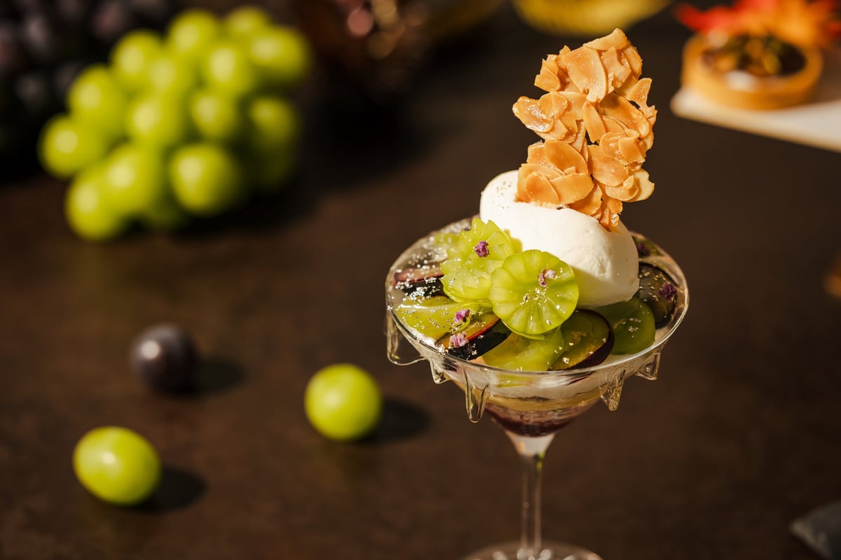 Shine Muscat and Kyoho Grape Parfait - Image