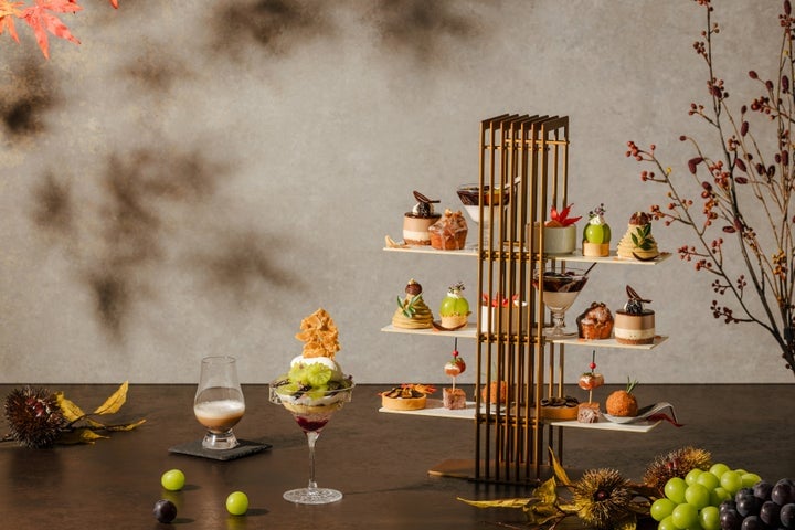 Autumn Harvest Afternoon Tea Featuring Shine Muscat at Tokyo Bay Shiomi Prince Hotel
