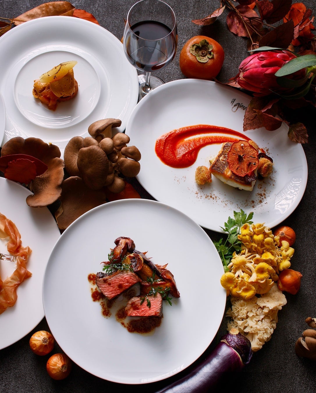 Autumn Seasonal Dinner at Hotel New Grand's Il Giardino in Yokohama