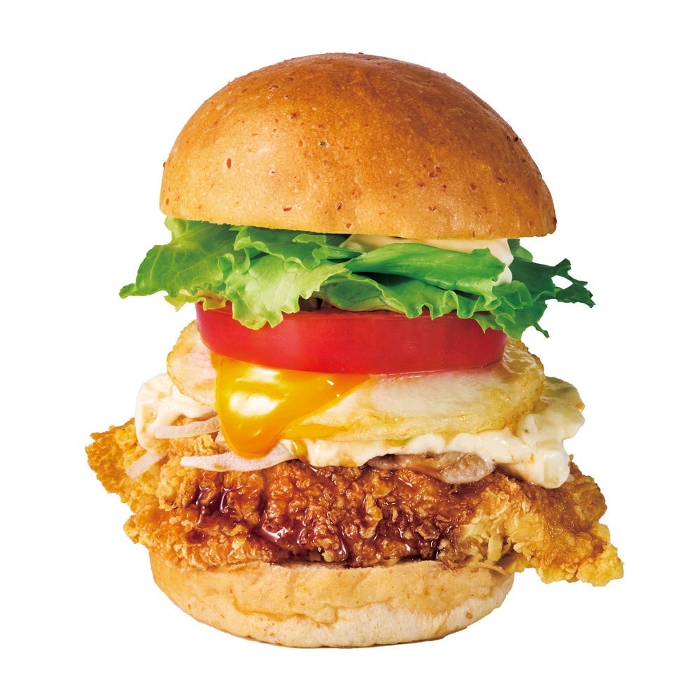 Kurokouzu Tartar Tsukimi Burger — ¥630 (tax included)
