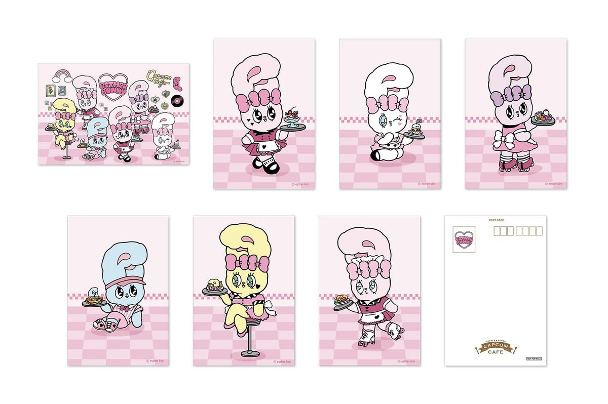 Capcom Cafe in Ikebukuro and Umeda Launch ESTHER BUNNY Collaboration Menu
