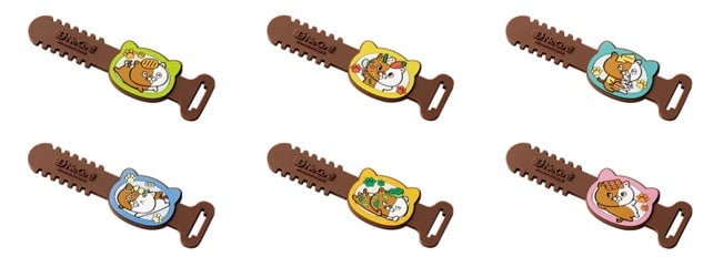 NeCoichi Rubber Code Clip - All 6 types (cannot choose the type)