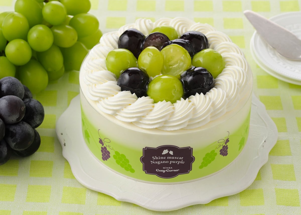 Cozy Corner Launches Limited Shine Muscat Cake Collection in Japan From August 14