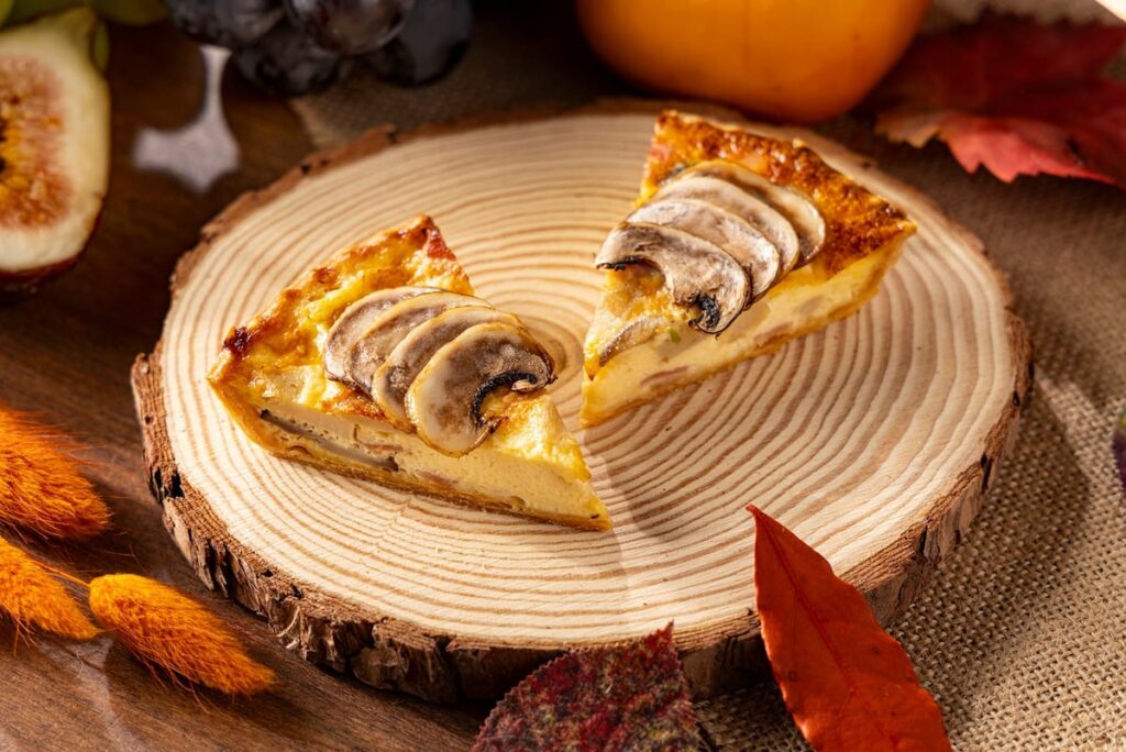 Mushroom Quiche