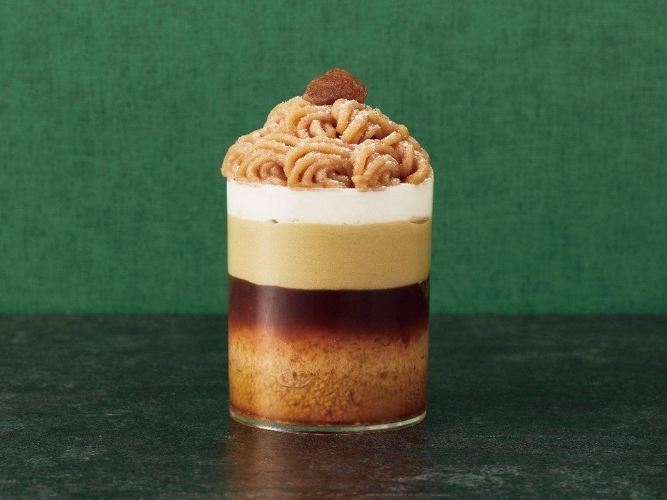 Hojicha Pudding Montblanc ¥800 (tax included) / Waraku Redya