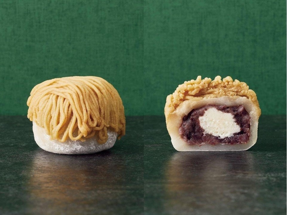 Japanese Chestnut Montblanc Daifuku ¥799 (tax included) / Shunka Shunkan Kyōraku-do (Event Space: Hitotoki Terrace)