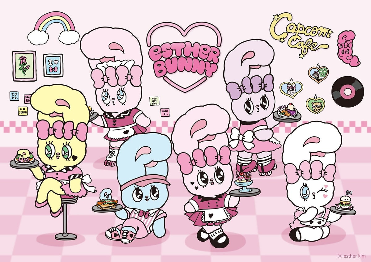 ESTHER BUNNY Collaboration Menu Arrives at Capcom Cafe in Ikebukuro and Umeda