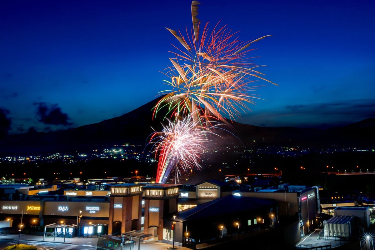 Gotemba Premium Outlets Hosts First Obon Summer Festival with Fireworks and Food Stalls