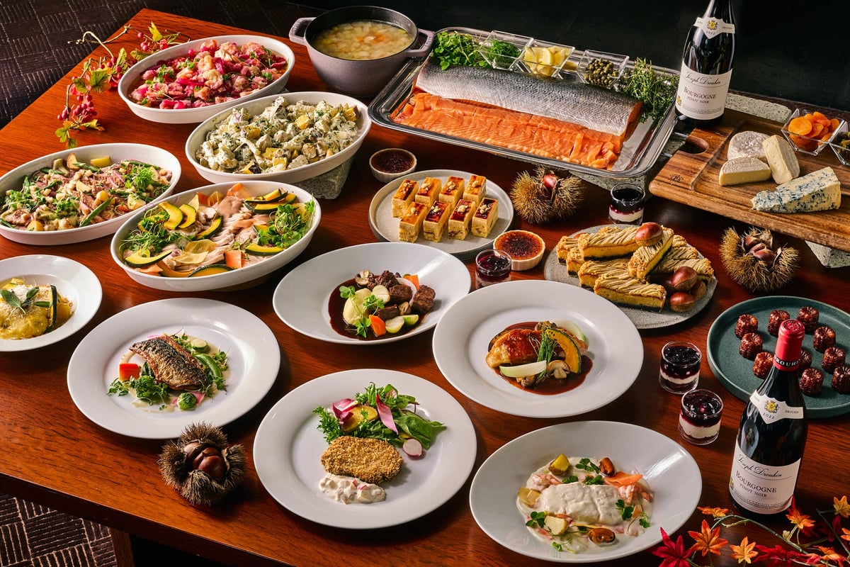 French Kitchen's 'Autumn Gastronomy Journey' with Champagne Free Flow — ¥14,080 (tax included)