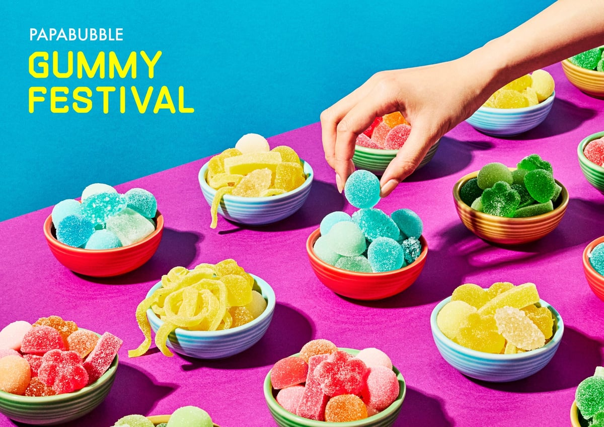 Gummy Festival by PAPABUBBLE Begins in Tokyo from June 4th