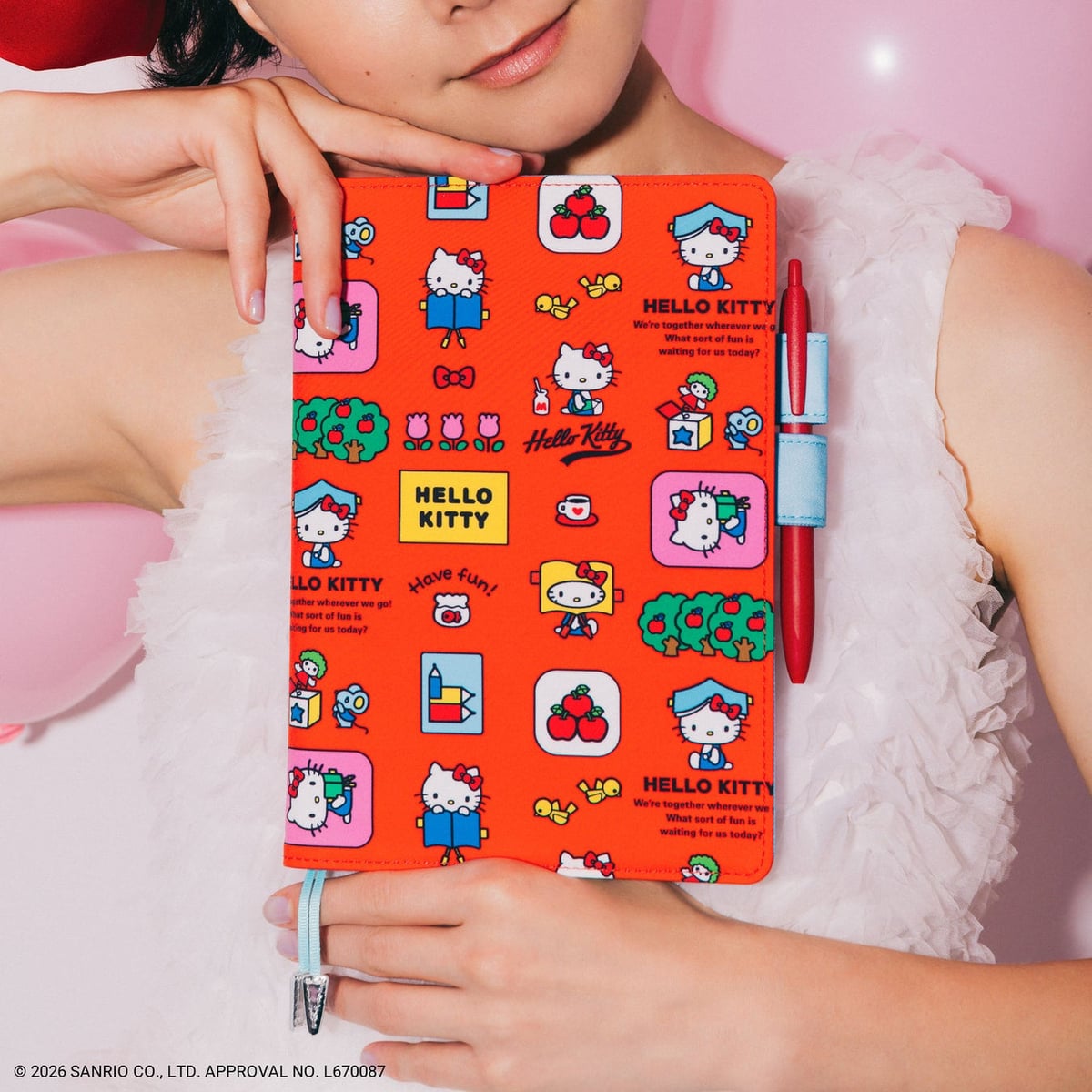 Cousin Size (A5) Notebook Cover 'HELLO KITTY / Notebook Friendship'