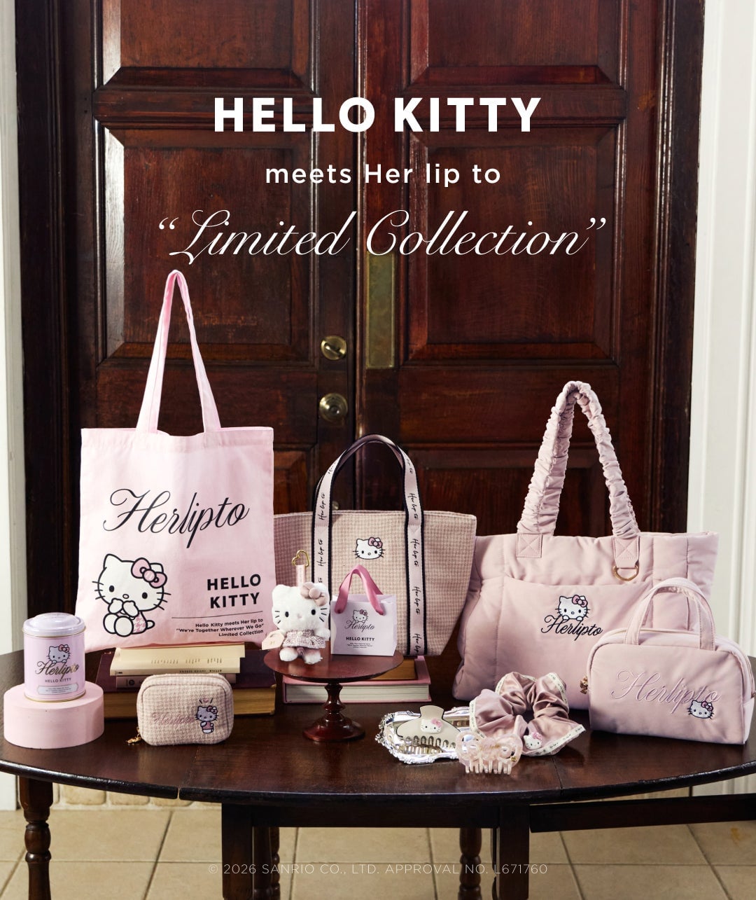 Her lip to x Hello Kitty Collaboration Pop-Up Store Opens in Daikanyama with Exclusive Items