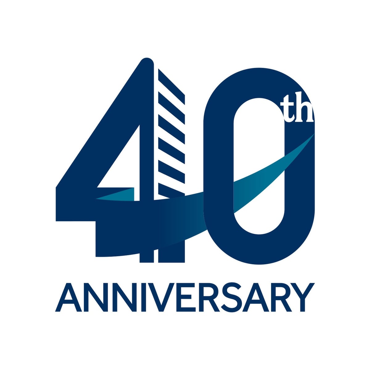 Hilton Osaka 40th Anniversary Logo