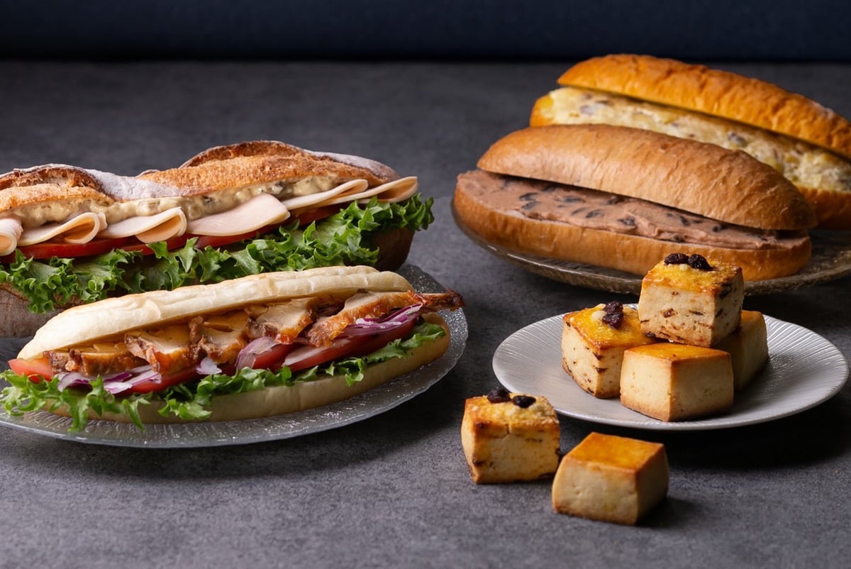 All-you-can-eat Four Types of Sandwiches and Two Types of Scones