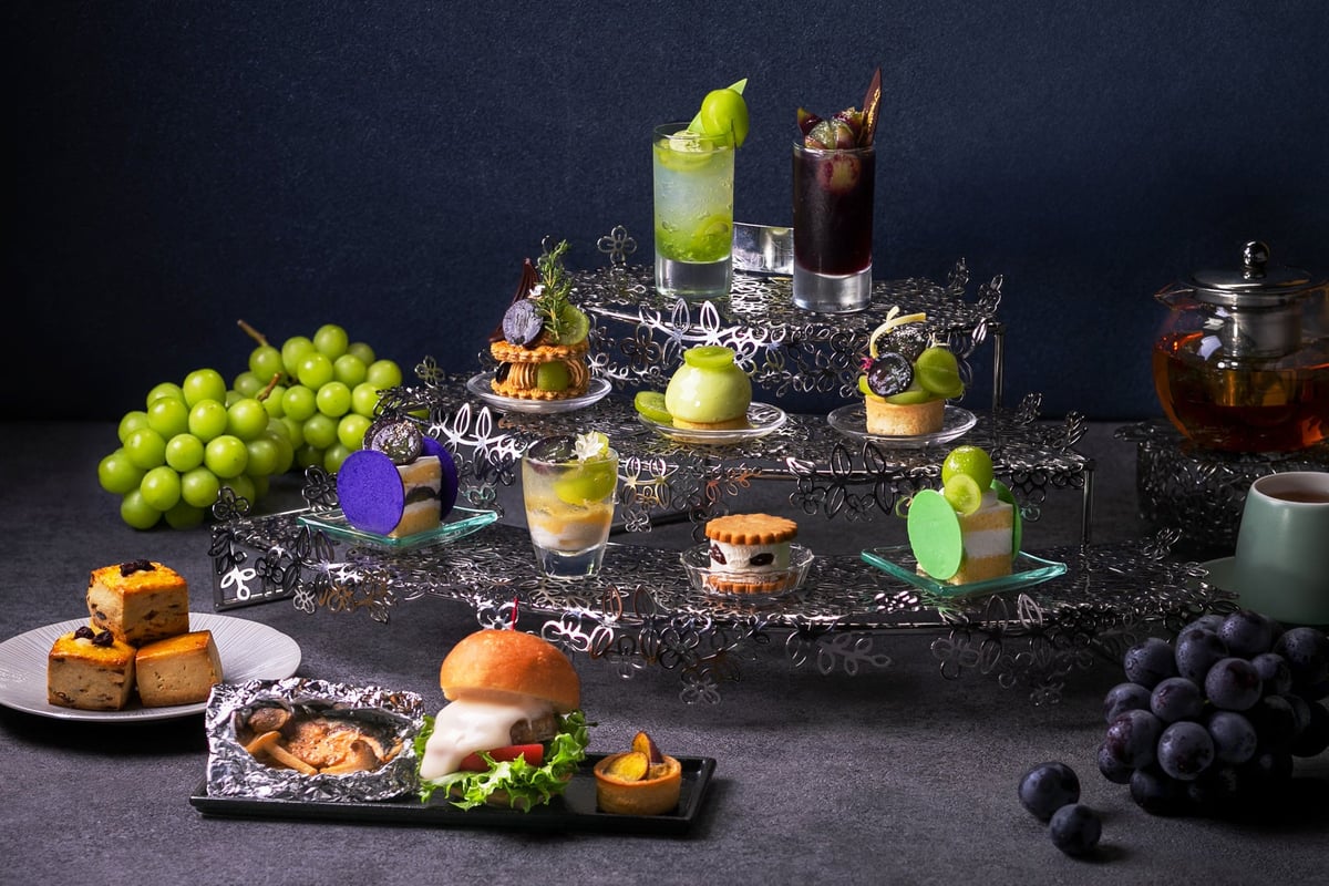 Hilton Tokyo Odaiba Offers All-You-Can-Eat Scones and Sandwiches with Seasonal Shine Muscat Afternoon Tea