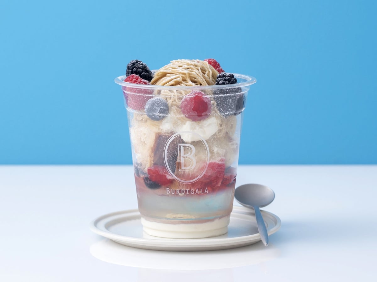 Chilled Berry Mont Blanc Parfait 1 piece ¥1,296 (tax included) (takeout) / BURDIGALA TOKYO (Gransta Tokyo / B1 Gin no Suzu Area inside the ticket gate)
