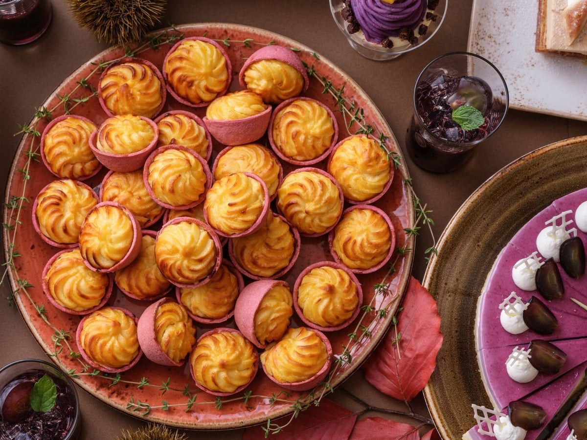 Hyatt Regency Kyoto Offers ¥7,200 Autumn Afternoon Tea Buffet Featuring Chestnuts, Sweet Potatoes, and Pumpkin