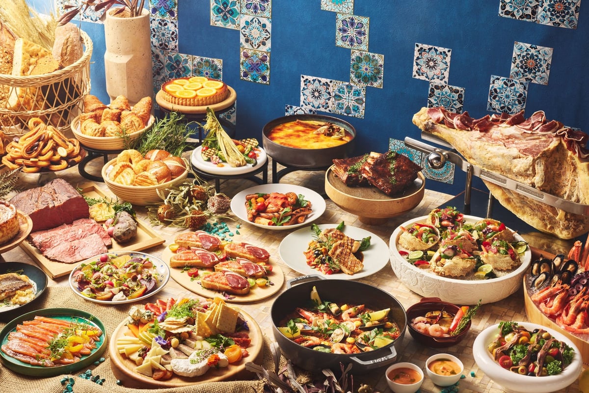 Mediterranean and Spanish cuisine-themed Dinner Buffet "Flavors of Spain" *Please note this is an image. Actual menu items may differ.