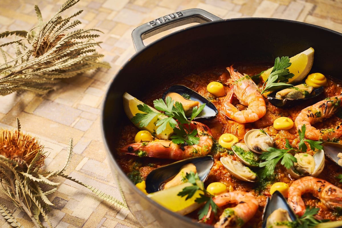 Paella Valenciana *Please note this is an image. Actual menu items may differ.