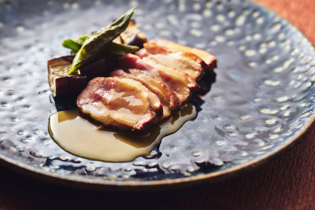 Duck with Pineapple Sauce *Please note this is an image. Actual menu items may differ.