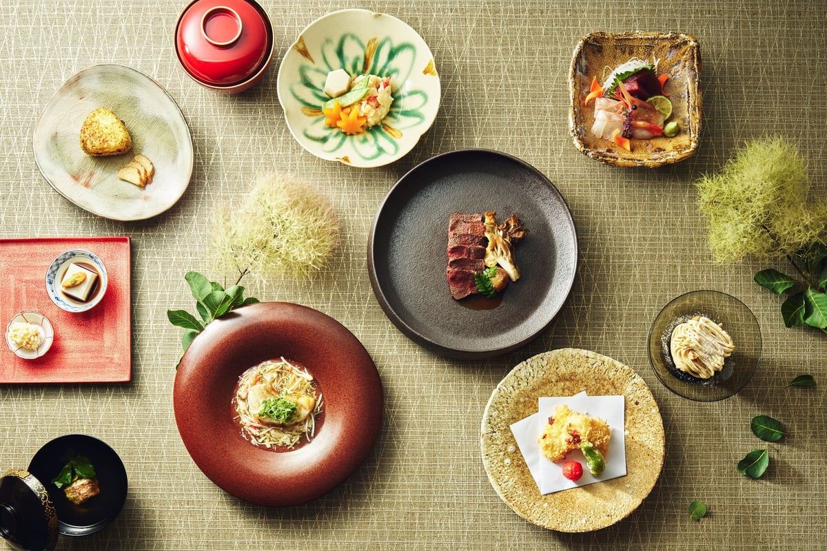 Example of Takumi Course *Please note this is an image. Actual menu items may differ.