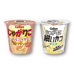 カルビー たらこバター/細いやつサラダ