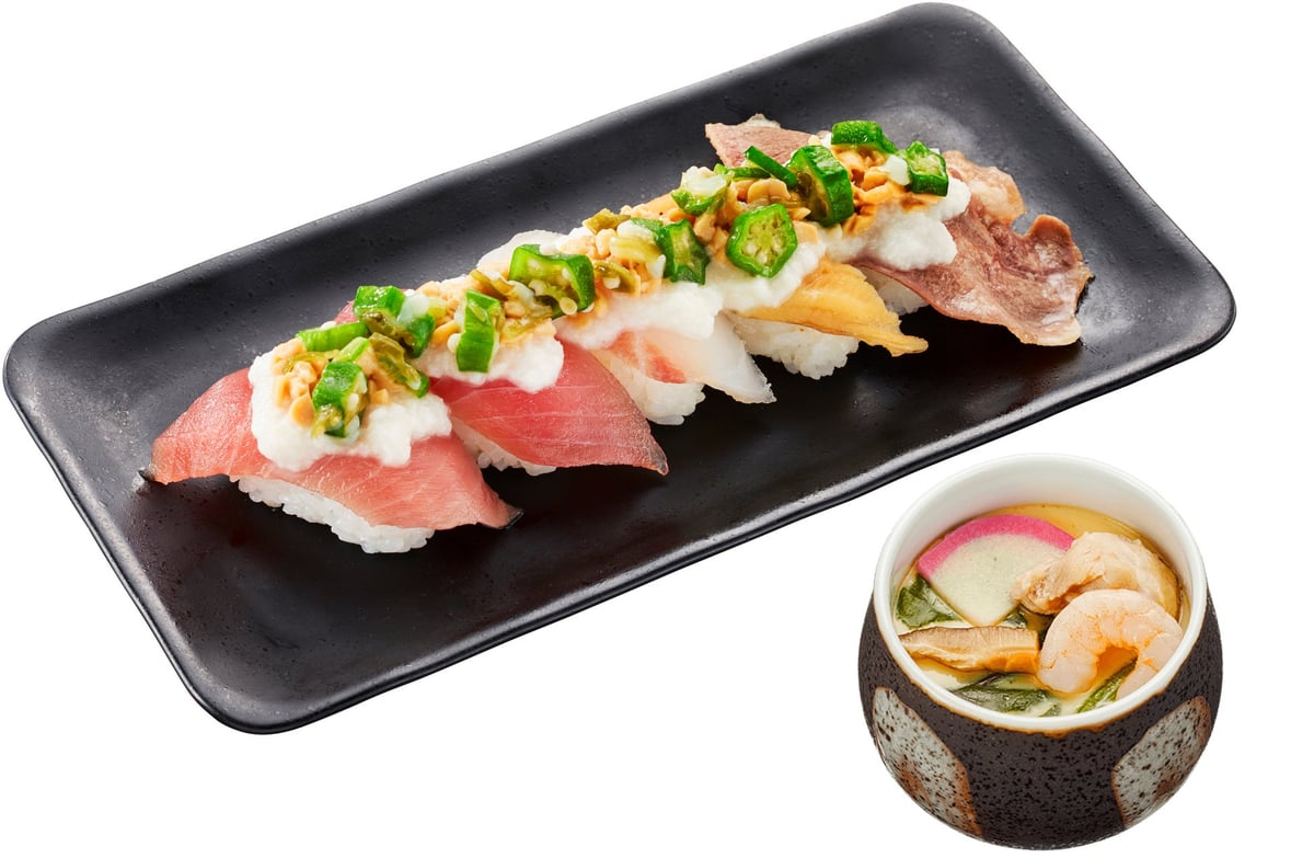 Kappa Sushi Offers Limited-Time All-You-Can-Eat 'Morimori Toro-Neba Plate' with Chawanmushi in Tokyo and More
