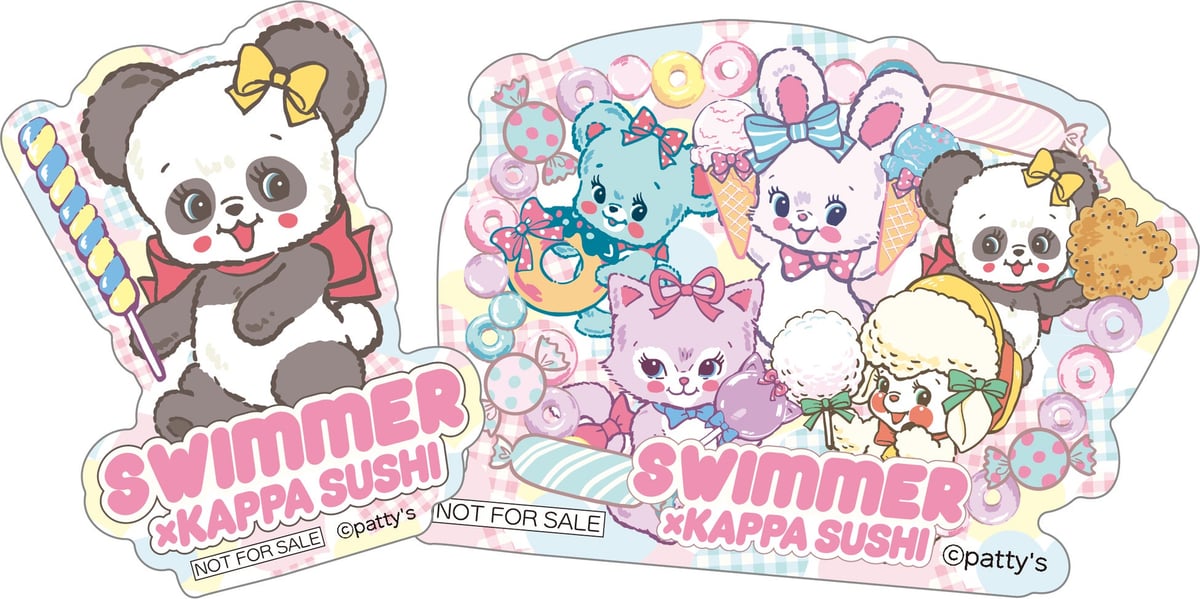 Kappa Sushi Launches All-You-Can-Eat with SWIMMER Hologram Sticker Gift in Tokyo