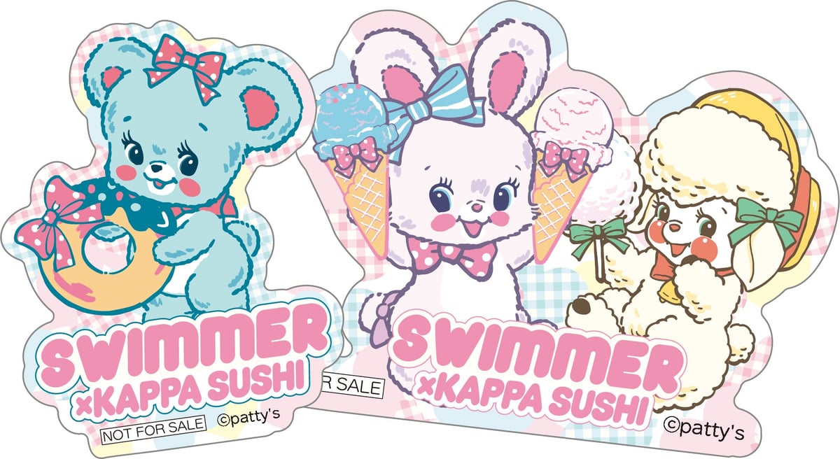 Kappa Sushi Launches All-You-Can-Eat with SWIMMER Hologram Sticker Gift in Tokyo