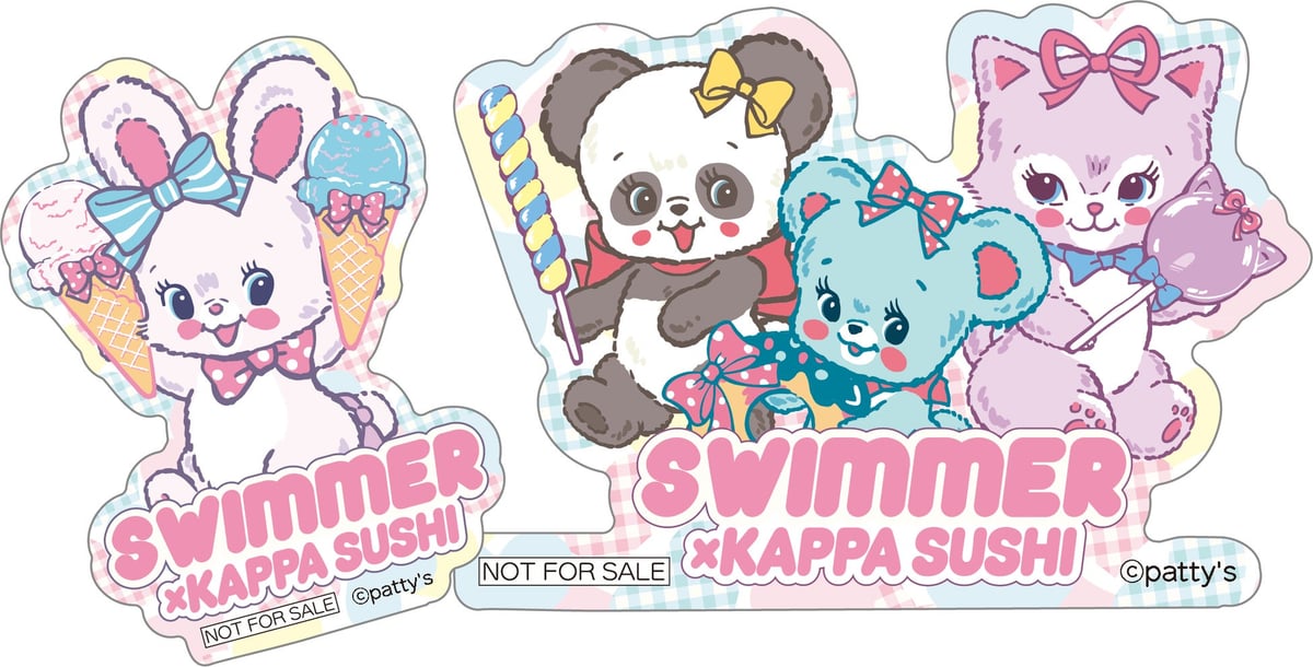 Kappa Sushi Launches All-You-Can-Eat with SWIMMER Hologram Sticker Gift in Tokyo