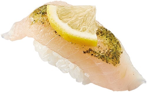 Enjoy the rich flavor of medium toro for ¥173 (tax included ¥190).
