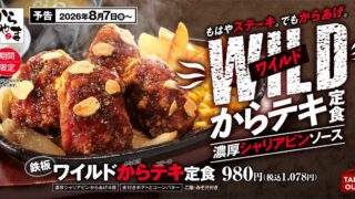 Karayama Launches Wild Iron Plate Kara-Teki Set Meal Across Japan August 7