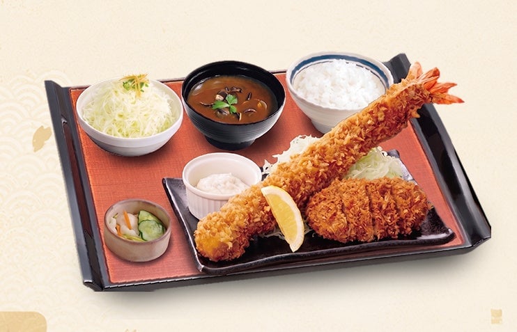 Special limited menu with giant natural shrimp — ¥2,780 (tax included ¥3,058)
