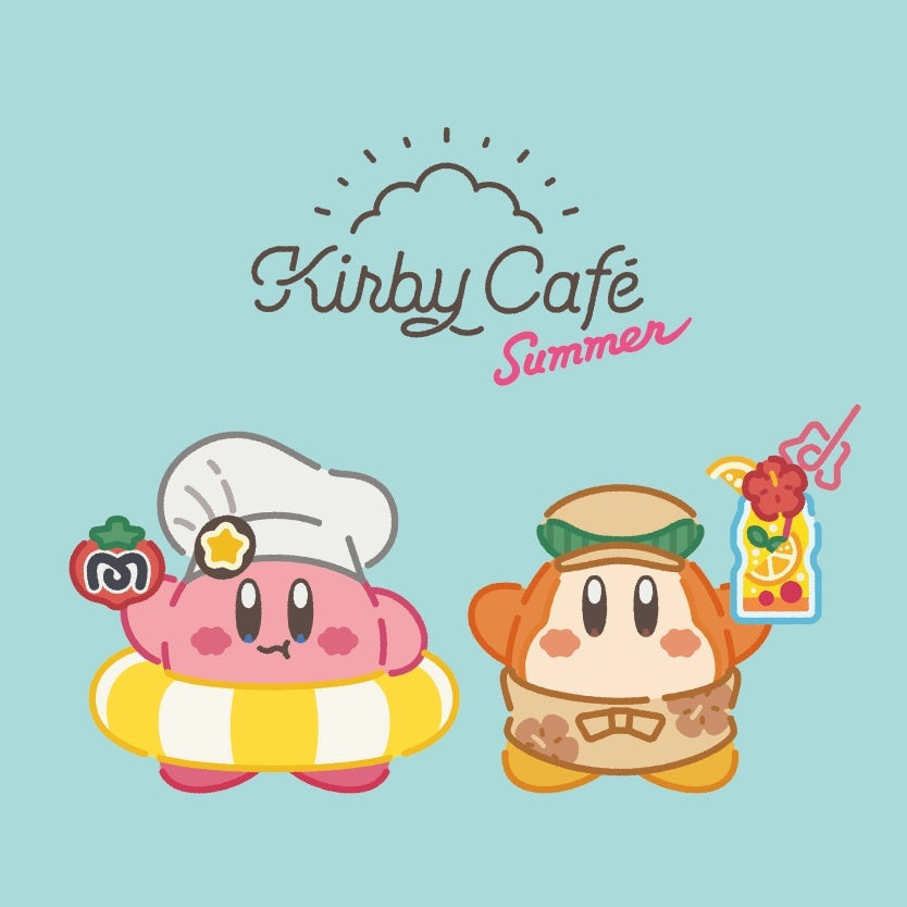 Kirby Café Summer 2026 in Tokyo, Osaka, and Hakata from July 8