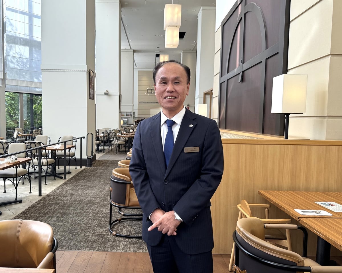 General Manager Ujiya Masayuki at Kobe Bay Sheraton Hotel & Towers