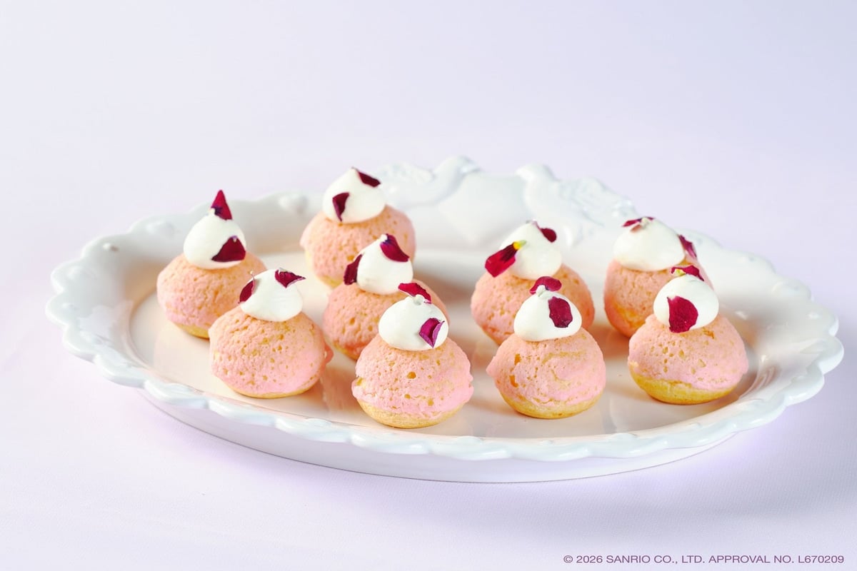 "Raspberry Fluffy Pink Choux"