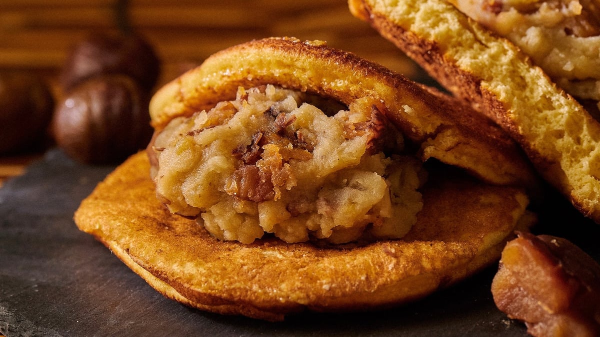 Limited-Quantity Chestnut Dorayaki at Dorayama in Koto, Tokyo This August