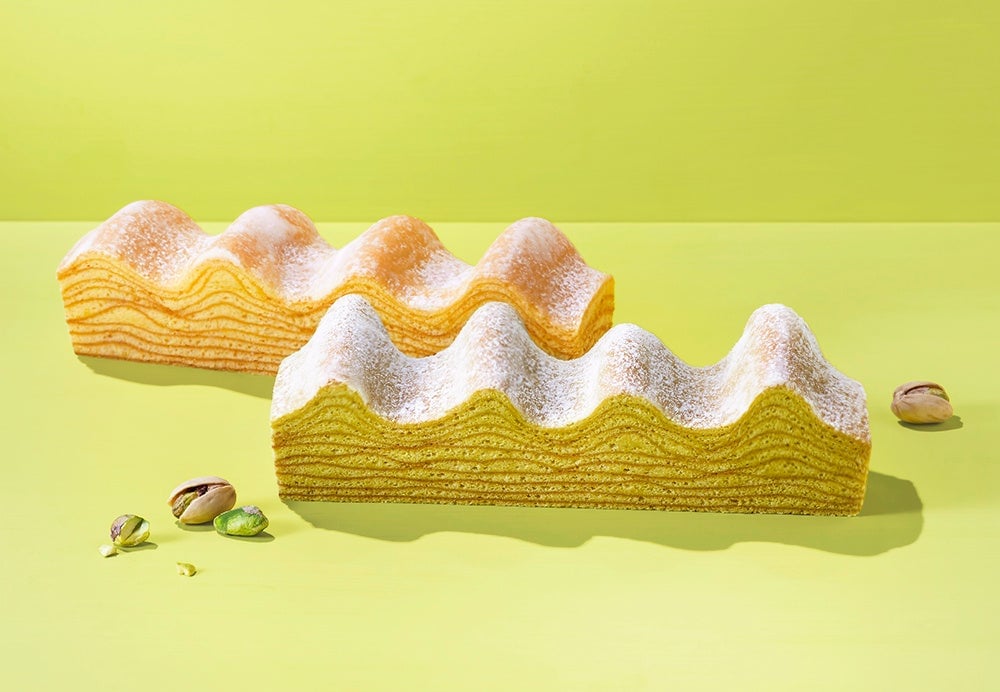 Limited-Time Baumkuchen Shop Opens in Nagoya with Pistachio Flavor