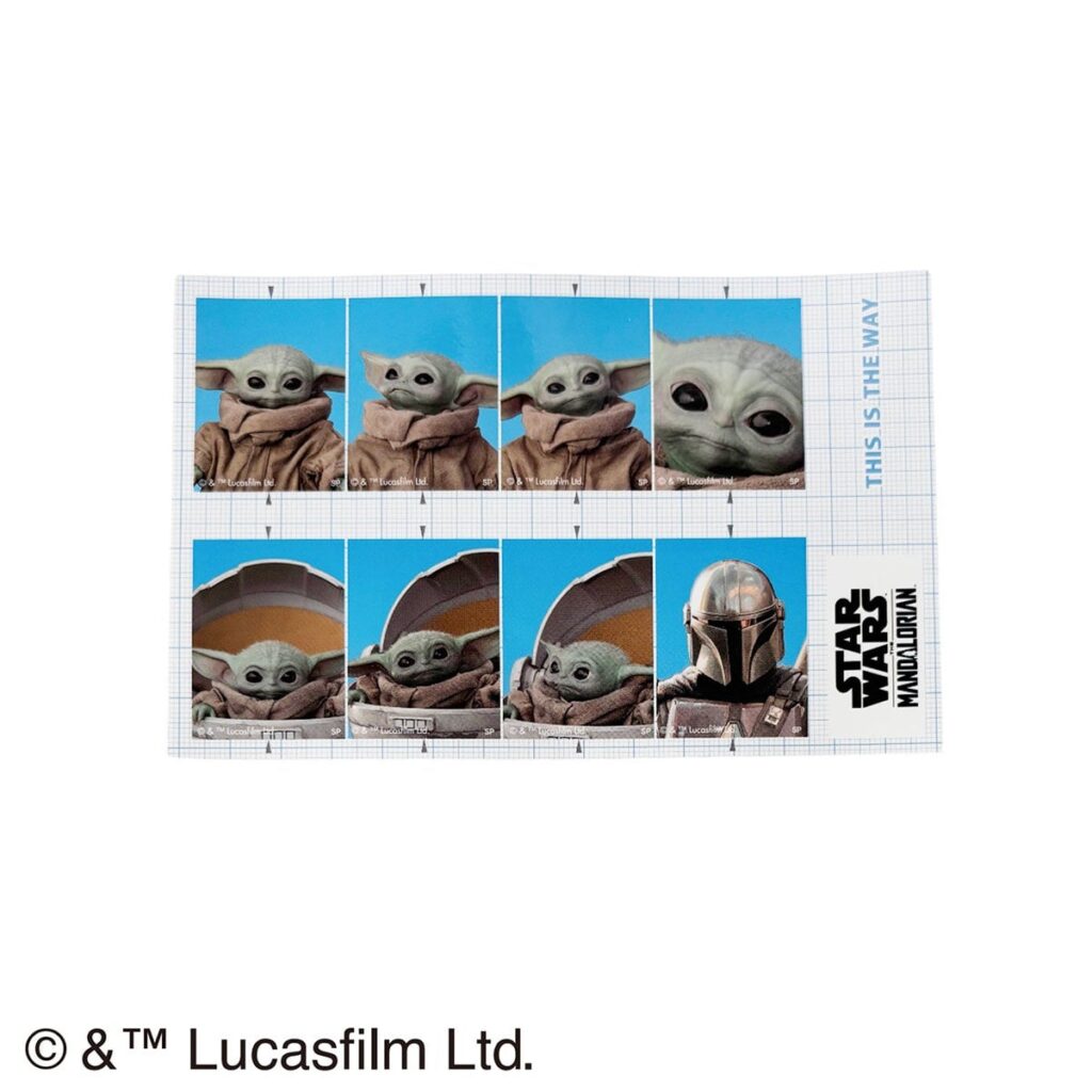 Star Wars Photo Sticker Mandalorian Grogu — ¥550
